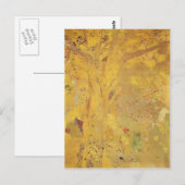 Odilon Redon - Boom tegen gele achtergrond Briefkaart (Voorkant / Achterkant)