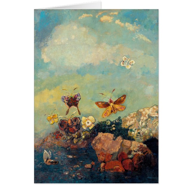 Odilon Redon Butterflies  symbolistische kunst (Voorkant)