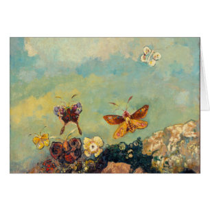 Odilon Redon Butterflies  symbolistische kunst