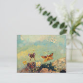 Odilon Redon Butterflies  symbolistische kunst Briefkaart (Staand voorkant)