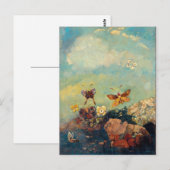 Odilon Redon Butterflies symbolistische kunst Briefkaart (Voorkant / Achterkant)