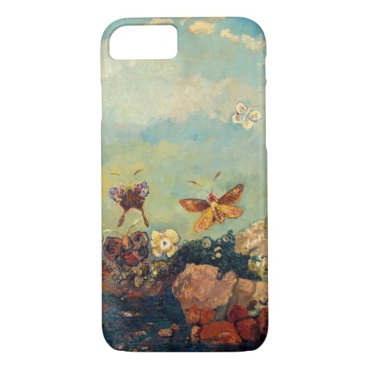 Odilon Redon Butterflies symbolistische kunst Case-Mate iPhone Case (Achterkant)