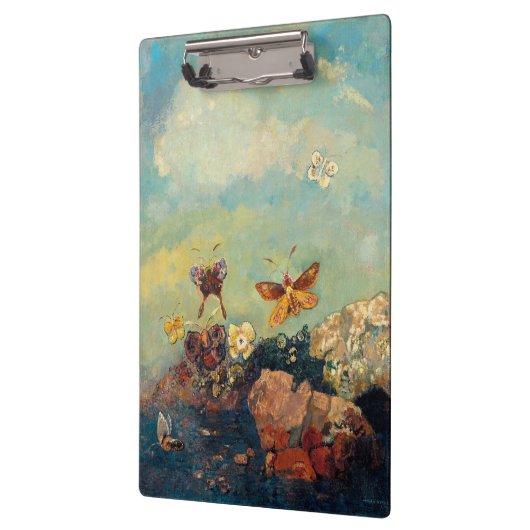 Odilon Redon Butterflies  symbolistische kunst Klembord (Links)
