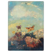 Odilon Redon Butterflies  symbolistische kunst Klembord (Achterkant)