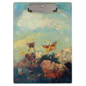 Odilon Redon Butterflies  symbolistische kunst Klembord (Voorkant)