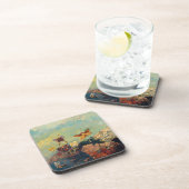 Odilon Redon Butterflies  symbolistische kunst Onderzetter (Rechterzijde)