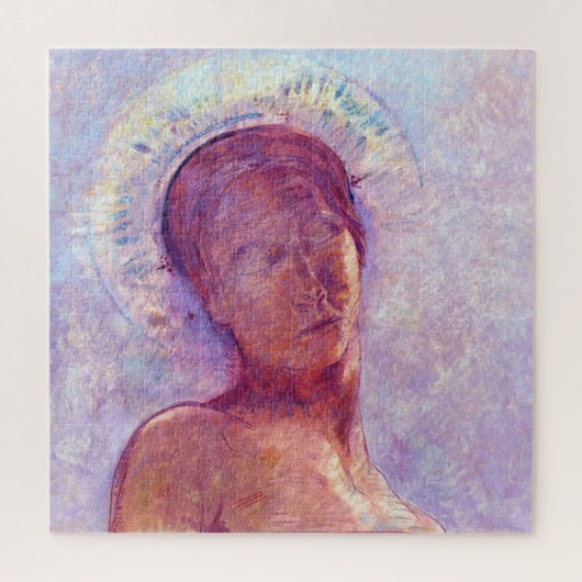 Odilon Redon, closed eyes 1889 Legpuzzel (Verticaal)