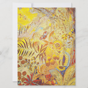 Odilon Redon - De dag, Feestdagenkaart