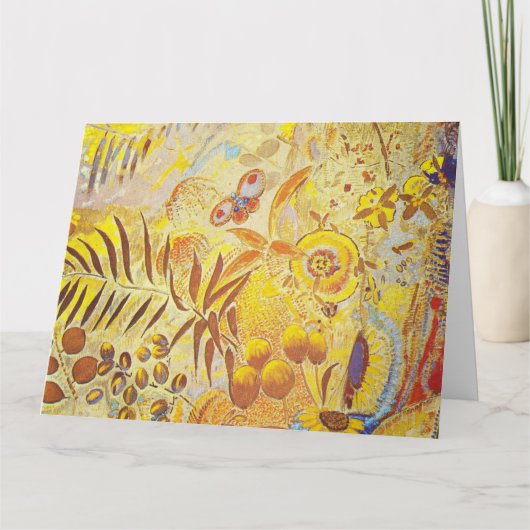 Odilon Redon - De dag, Kaart (Voorkant)