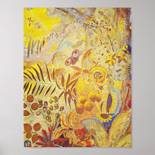 Odilon Redon - De dag Poster (Voorkant)