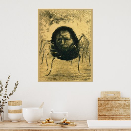 Odilon Redon - de Droogspin, Poster (Keuken)