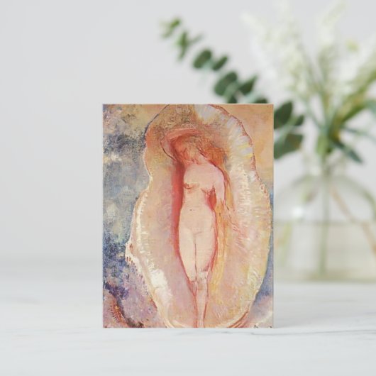 Odilon Redon- de Geboorte van Venus Briefkaart (Staand voorkant)
