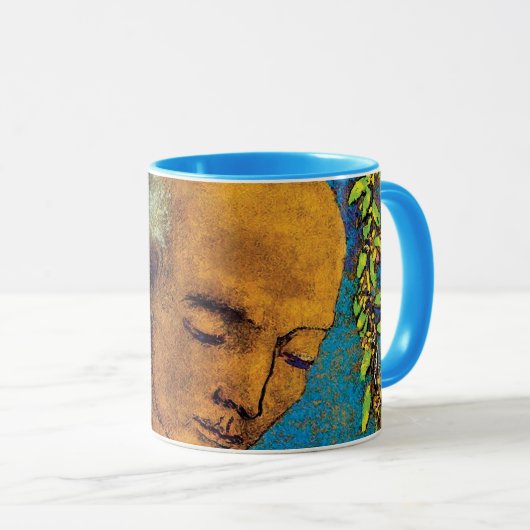 Odilon Redon De Kroon - Fijn Kunst Symbolisme Mok (Voorkant rechts)
