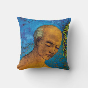 Odilon Redon De Kroon - Fijne Kunst Symbolisme Kussen