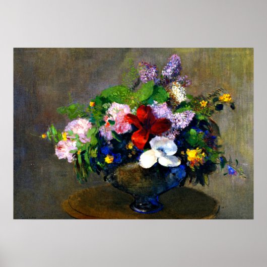 Odilon Redon - De Zwarte Kom Poster (Voorkant)