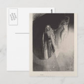 Odilon Redon - Dood Briefkaart (Voorkant / Achterkant)