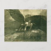 Odilon Redon - Fallen Angel Briefkaart (Voorkant)
