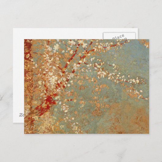 Odilon Redon - Figure Under A Blossoming Tree Briefkaart (Voorkant / Achterkant)