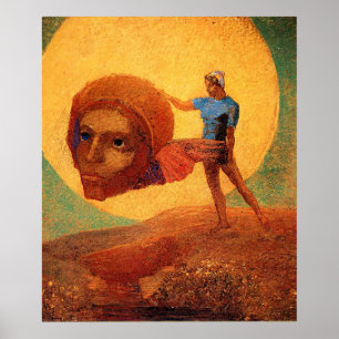 Odilon Redon - Figuur, beroemd schilderij, Poster