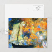 Odilon Redon - Flower Clouds Briefkaart (Voorkant / Achterkant)