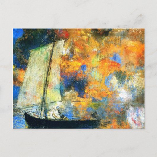 Odilon Redon - Flower Clouds Briefkaart (Voorkant)