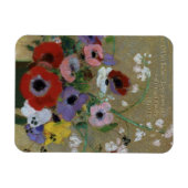 Odilon Redon Flowers CC0551 Fridge Art Collectie Magneet (Horizontaal)
