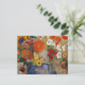 Odilon Redon Flowers CC0601 Birthday Briefkaart (Staand voorkant)