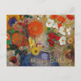 Odilon Redon Flowers CC0601 Birthday Briefkaart