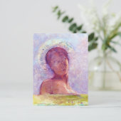Odilon Redon, gesloten ogen 1889 Briefkaart (Staand voorkant)