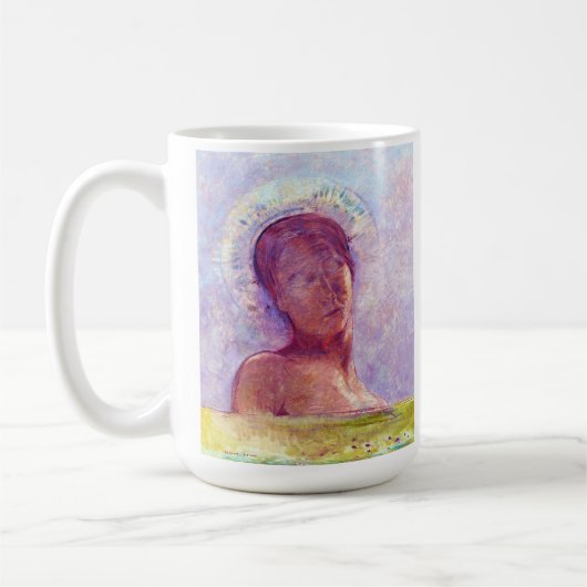 Odilon Redon, gesloten ogen 1889 Koffiemok (Links)
