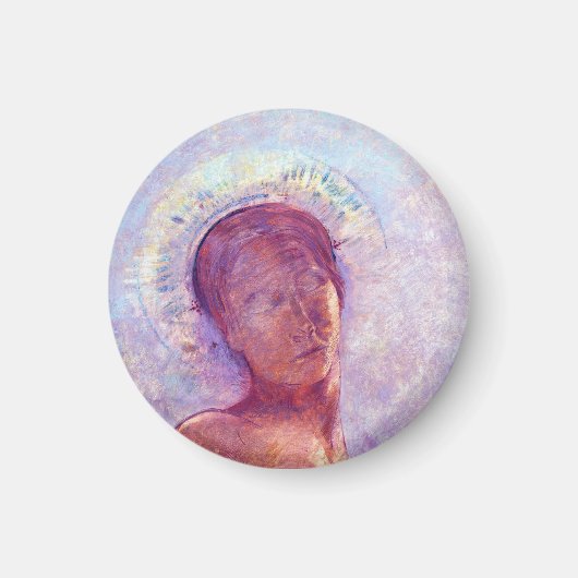 Odilon Redon, gesloten ogen 1889 Magneet (Voorkant)