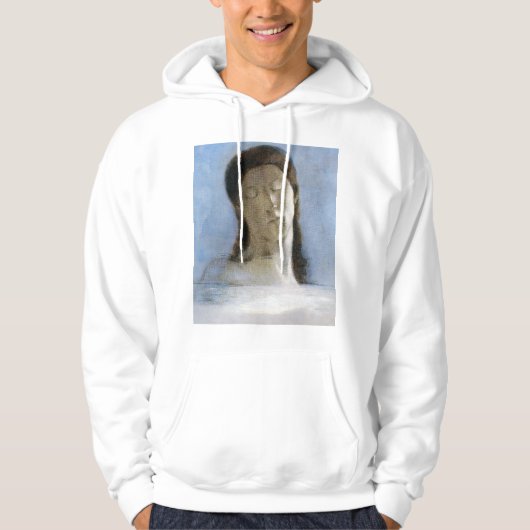 Odilon Redon, gesloten ogen 1890 Hoodie (Voorkant)