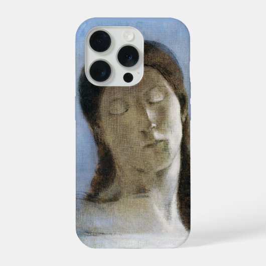 Odilon Redon, gesloten ogen 1890 iPhone Hoesje (Achterkant)