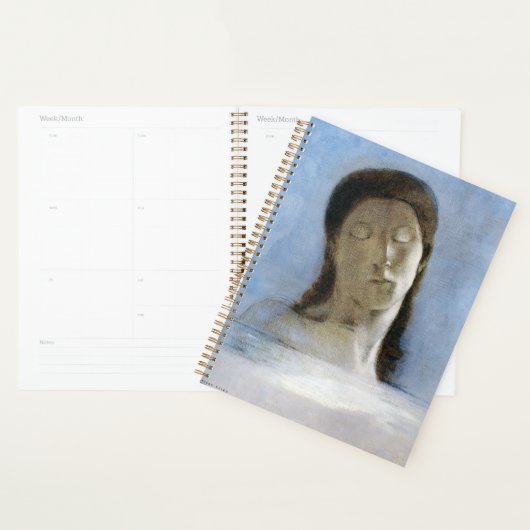 Odilon Redon, gesloten ogen 1890 Planner (Display)