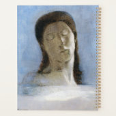 Odilon Redon, gesloten ogen 1890  Planner (Achterkant)