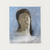 Odilon Redon, gesloten ogen 1890 Wandkleed (Voorkant)