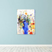 Odilon Redon - Large Bouquet Canvas Afdruk (Insitu (Houten vloer))