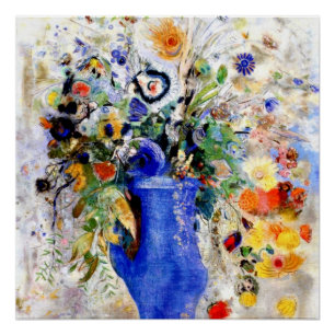 Odilon Redon - Large Bouquet Poster