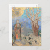 Odilon Redon: Le Bouddha, Boeddha Briefkaart (Voorkant / Achterkant)