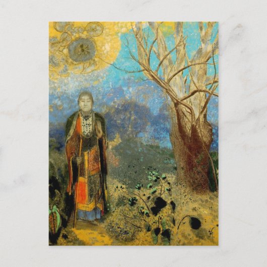 Odilon Redon - Le Bouddha Briefkaart (Voorkant)