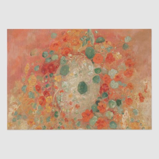 Odilon Redon | Nasturtia (1905) Tissuepapier (Voorkant)