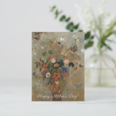 Odilon Redon, nog steeds leven. Bloemen, Moederdag Briefkaart (Staand voorkant)