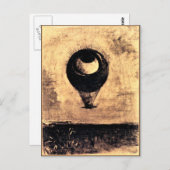 Odilon Redon - Oogballon Briefkaart (Voorkant / Achterkant)