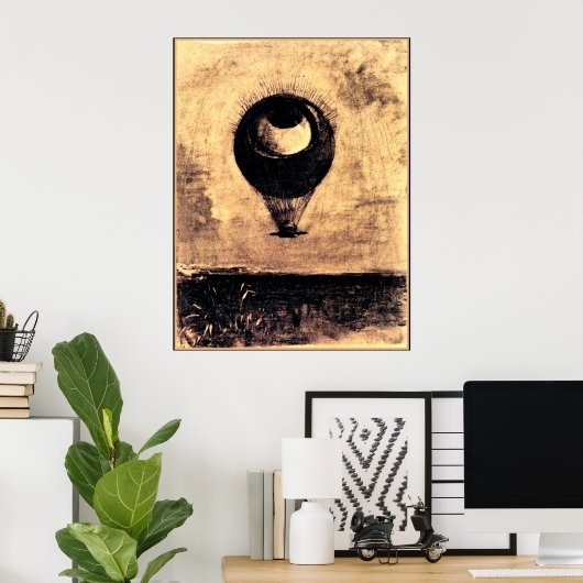 Odilon Redon - Oogballon Poster (Thuiskantoor)