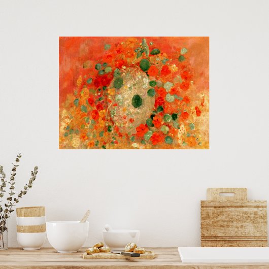 Odilon Redon - Oost-Indische kers, Poster (Keuken)