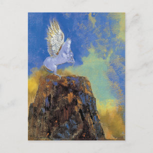 Odilon Redon Pegasus - Grieks mythologisch symboli Briefkaart