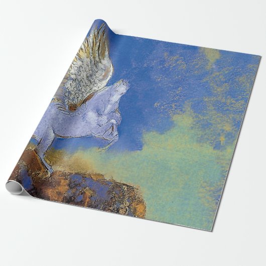 Odilon Redon Pegasus - Grieks mythologisch symboli Cadeaupapier (Uitgerold)