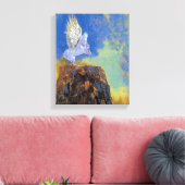 Odilon Redon Pegasus - Grieks mythologisch symboli Canvas Afdruk (Insitu (Woonkamer))