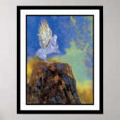 Odilon Redon Pegasus - Grieks mythologisch symboli Poster (Voorkant)
