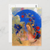 Odilon Redon - Profiel onder een Arch Briefkaart (Voorkant / Achterkant)